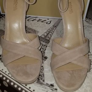 Michael Kors Alexia strap leather sandal NWB